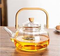 Amazon.com: Mozhixue Glass Teapot with Infuser Clear Glass ...