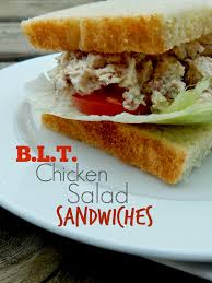 Sometimes you want a super healthy salad recipe, like our watermelon cucumber salad. Ally S Sweet Savory Eats B L T Chicken Salad Sandwiches