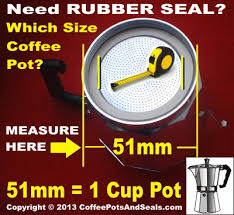 Which Size Replacement Seal For My Aluminium Espresso Moka