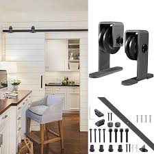 Thediyoutlet 12 Interior Sliding Barn Double Door Hardware Set I Style Porte Scorrevoli Vecchie Porte Arredamento