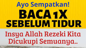 Mohonlah kepada allah untuk tidur nyenyak dan tenang. Bikin Kagum Baca 1x Sebelum Tidur Dzikir Doa Agar Rezeki Mengalir Deras Berlimpah Lancar Dari Segala Penjuru Tips Mudah Cara Praktis Di 2020 Rabab Minangkabau