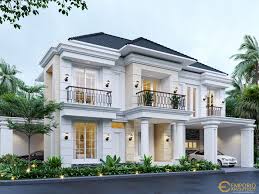 Dengan desain 2 lantai anda lebih bebas mengatur tata letak ruangan. Desain Rumah Classic 2 Lantai Ibu Menik Di Jatibening Bekasi