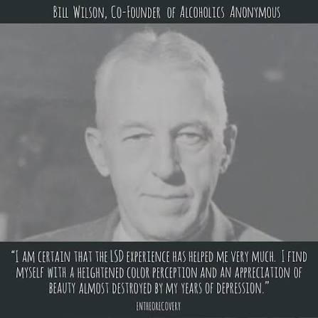 Bill Wilson's experience with LSD for alcohol use disorder