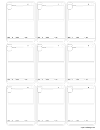 5 out of 5 stars. Pokemon Card Template Free Printable Paper Trail Design
