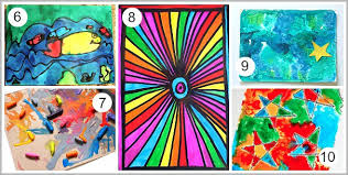 After all, when you represent an object or object you like, the child learns to know the world. 30 Super Cool Art Techniques For Kids Buggy And Buddy