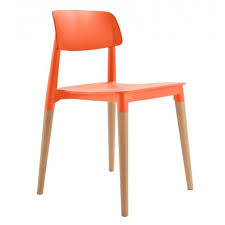 Bel Orange Dining Bistro Side Chair Retro Dining Chairs Solid Wood Dining Chairs Dining Chairs