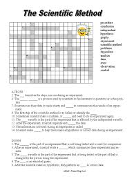 Showing 8 worksheets for scientific method crossword puzzle with answer key. Scientific Method Crossword Experiment Methodology