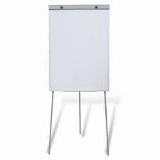 tripod flip chart easel with height adjustable aluminum