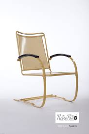 Howell 525 Spring Steel Chair No 525 Circa 1937 Howell Company S Low Back Spring Steel Chair With Perforate Steel Chair Sculptural Chair Cantilever Chair