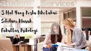 May 01, 2019 · iya mas. 5 Hal Yang Harus Diketahui Sebelum Masuk Fakultas Psikologi