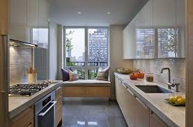 It's a pair of parallel countertops with a path through the middle. Galley Kitchen Design Ideas That Excel