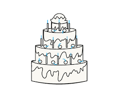 The following quick and easy cake decorating ideas are appropriate for birthday boys and girls of all ages, so you can skip the bakery and serve up a home baked cake with confidence. How To Draw A Cake Really Easy Drawing Tutorial