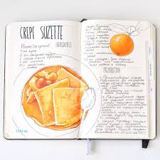 Recipe Journal 2014 By Sally Mao Via Behance Recipe Book Design Food Journal Recipe Drawing