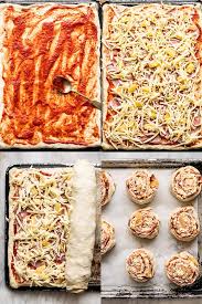 Who doesn't love pizza especially if made in bite size shapes. Pizza Pinwheels 30 Minute Recipe Swiftheadline