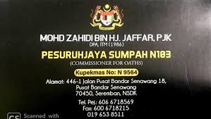 2) tuan/puan adalah dinasihati agar menyediakan dokumen yang berkaitan untuk cop pesuruhjaya sumpah. Pesuruhjaya Sumpah Pusat Bandar Senawang Home Facebook
