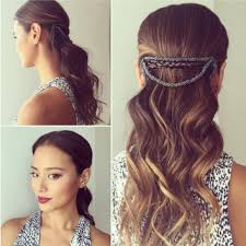 Curl your hair like this for a holiday or formal hairstyle; Half Up Hairstyles News Tips Guides Glamour