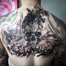 One of many great skull tattoo ideas. 75 Best Heart Tattoos For Men Cool Design Ideas 2021 Guide