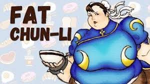 Super fattening berries (blueberry inflation comic dub) remake. Chun Li Street Fighter As Fat Parody By Annetmation