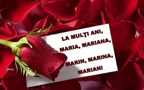 Sa ai parte de multe realizari, bucurii si de tot ce e mai bun si mai frumos in viata! La MulÈ›i Ani Tuturor Celor Care PoartÄƒ Numele De Maria Sau Marian Gazeta De Navodari