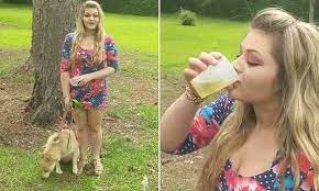 Woman Claims Drinking Her Dog S Urine Helps Clear Bad Acne Nz Herald