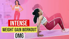 INTENSE Weight Gain Workout - OMG! 😱 - YouTube