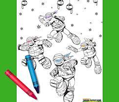 October 11, 2021 by coloring. Teenage Mutant Ninja Turtles Holiday Coloring Page Nickelodeon Parents