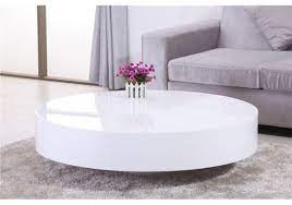 table basse ronde laquee belius chloe design table basse blanc laque table basse blanc table basse