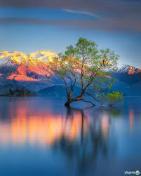 Dieses landschaftsbild zeigt, wie schön die natur in der welt ist. Die Schonheit Des Wanaka Lake Neuseeland Foto Von Nature Naturbilder Schone Bilder Natur Landschaftsbilder