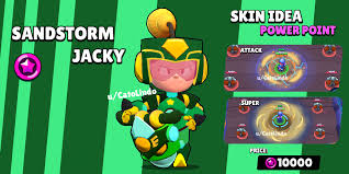 Search results for brawl stars. Skin Idea Sandstorm Jacky Brawlstars