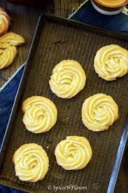 3 Ingredient Piped Cookies Butter Biscuits Recipe Cookies Recipes Christmas Butter Cookies Cookie Recipes