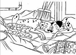 Coloriage La Famille Des Dalmatiens Au Repos Et Dessin Gratuit A Imprimer Dessine Les Coloriages La Famille Des Dalmatiens Au Trang To Mau Sach To Mau Cho Con