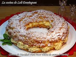 Aquí puedes encontras las mejores recetas para tu cena de nochebuena o cena de nochevieja. La Cocina De Loli Dominguez Corona De Navidad Paris Brest Relleno De Crema De Turron