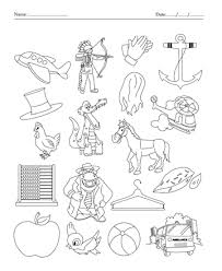 Color The Picture Which Start With Letter A Printable Coloring Worksheet Letter A Coloring Pages Worksheets Alphabet Worksheets