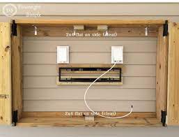 Allow a few inches of extra space on each side. Wall Mount Outdoor Tv Cabinet Novocom Top