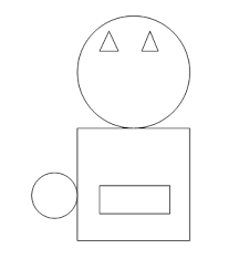 Blind drawing game picture examples with story or directions. Blind Drawing Sample Pictures Giving Directions Drawing Activity