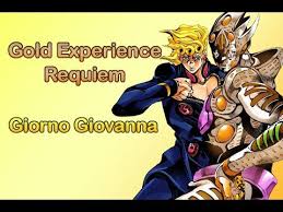 Giorno giovanna golden experience requiem jojo's bizarre adventure: Gold Experience Requiem Giorno Giovanna Jjba Musical Leitmotif Youtube