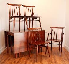 Possibly The Most Unusual Mid Century Dining Set You Might Ever See Mid Century Dining Set Furniture Dining Chairs