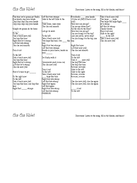 This is somethin' new the casper slide part 2 featuring the platinum band and and this time we're gonna get funky funky everybody clap your hands clap clap clap clap your hands clap clap clap clap your hands. Cha Cha Slide Worksheet