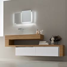 Meuble salle de bain blanc et bois clair novo p. Couleur Carrelage Salle De Bain Design En 25 Idees