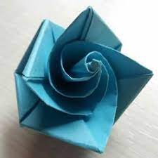 手工卡纸折玫瑰花图解卡纸玫瑰花折纸方法 手艺活网 paper crafts diy diy crafts paper crafts