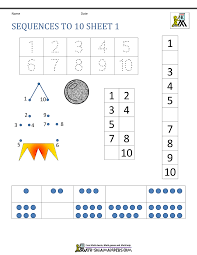 A collection of english esl numbers worksheets for home learning, online practice, distance learning and english classes to teach about. Preschool Number Worksheets Sequencing To 10