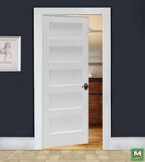 The Five Panel Door From Mastercraft Will Suit Any Entryway In Your Home It Comes Primed And Ready To Pai Prehung Interior Doors Doors Interior Prehung Doors
