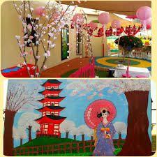 The Japan Area At Our International Day At Nursery What A Great Day So Much Fun And So Many Fun Activities Planned Fo Japan Crafts Culture Day Japan For Kids