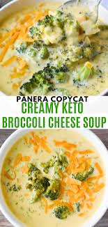 Best Keto Broccoli Cheese Soup Panera Copycat In 2021 Low Carb Soup Recipes Broccoli Soup Recipes Keto Recipes Easy