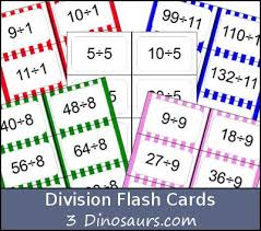 Print these fun mini division flashcards for your kids. Free Printable Division Flashcards Division Flash Cards Math For Kids Math Flash Cards