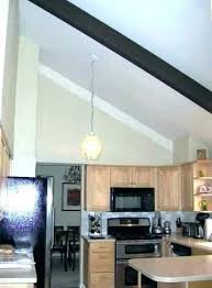 It have equal sloping sides that meet in the middle of a room and conform to the shape of the roof. Light Fixtures For Slanted Ceilings Swasstech