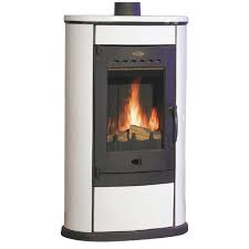 Poêle à bois godin jusqu'à 44% de réduction. Poele A Bois Godin Le Crystal Ii 369123 9 5kw Peint Anthracite Decor Ceramique