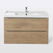 À partir de 1,99 $. Meuble Sous Vasque A Suspendre Goodhome Imandra Bois 100 Cm Plan Vasque Lana Castorama