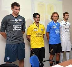 .novara olbia paganese palermo pergolettese perugia piacenza pistoiese pontedera potenza calcio pro patria pro sesto pro vercelli ravenna renate sambenedettese südtirol teramo ternana trapani. New Novara Kits 2013 2014 Joma Novara Calcio Home Away Third Jerseys 13 14 Football Kit News