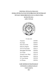 Dalam proposal non formal terdapat beberapa bagian seperti masalah, pemecahan, saran, dan permohonan. Doc Propsal Contoh Magang Ribia Tutstsintaiyn Academia Edu